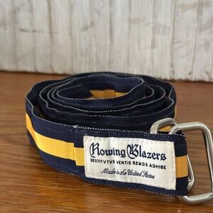 Rowing Blazers Dark Blue and Gold Belt